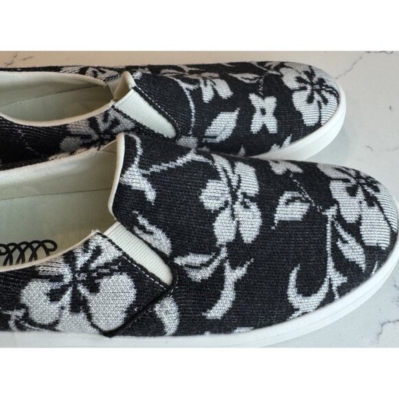 WOOLLOOMOOLOO Byron 39 EU Slip On Merino Wool Comfort Sneakers White Black - Picture 6 of 14